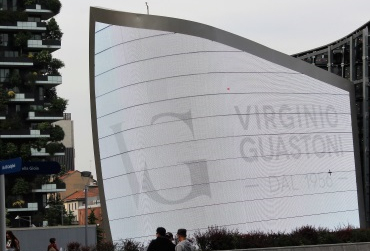 opere di carpenteria metallica, struttura led vela piazza gae aulenti